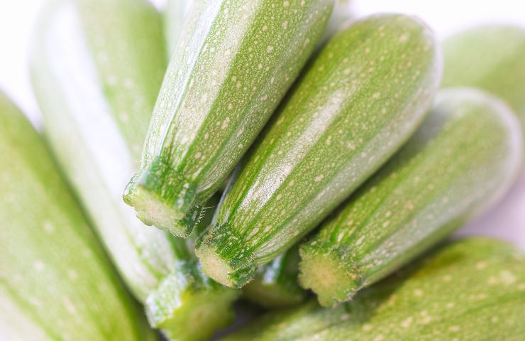 Delle zucchine fresche