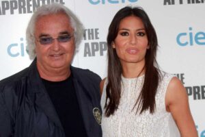 Briatore e Gregoraci durante un evento